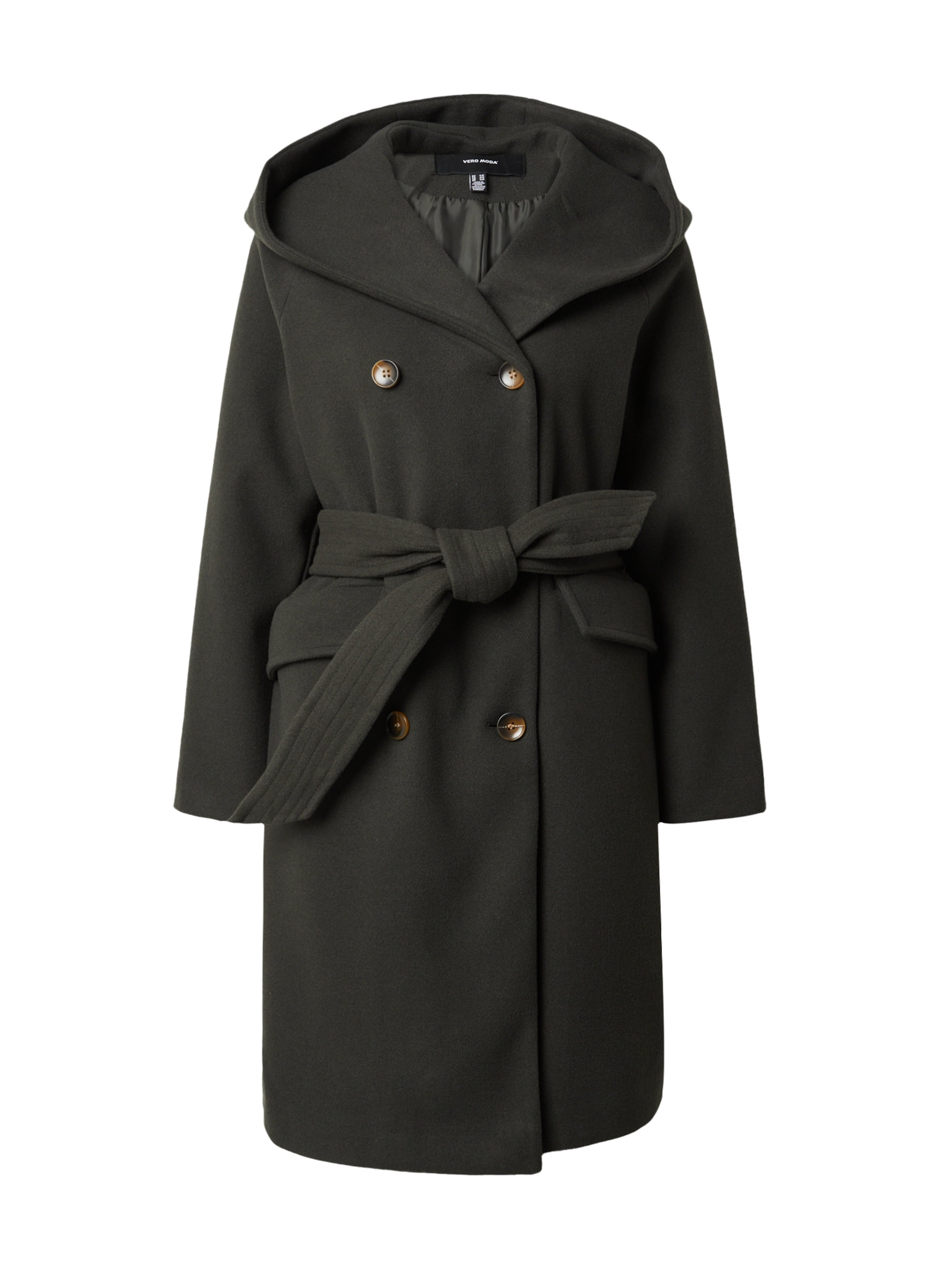 Vero Moda Petite Between-Seasons Coat in Dark green, Item view