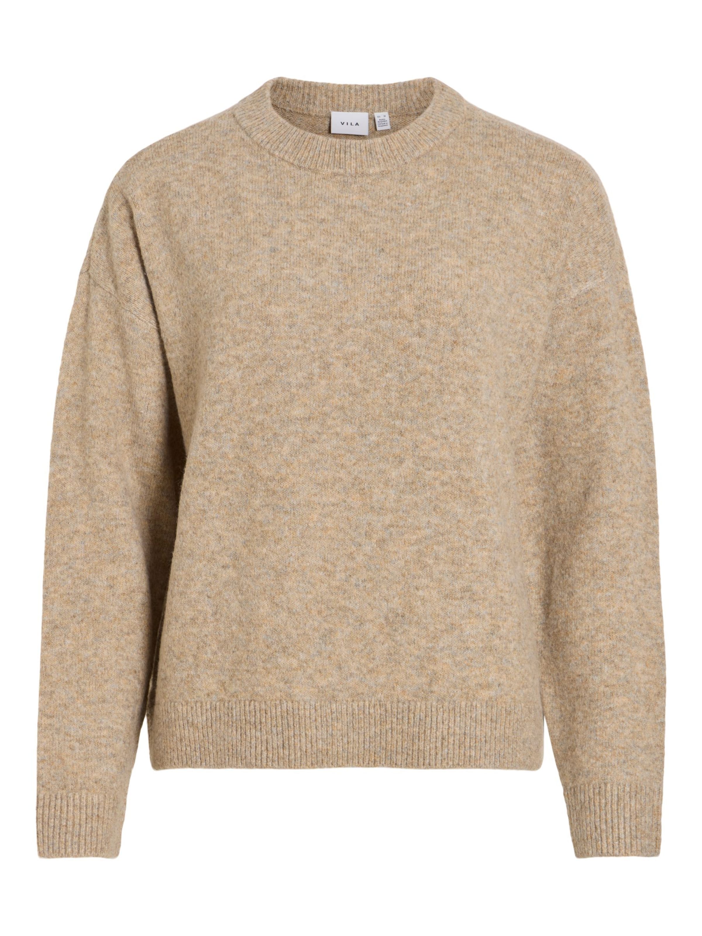 Pull-over VILA en beige : devant