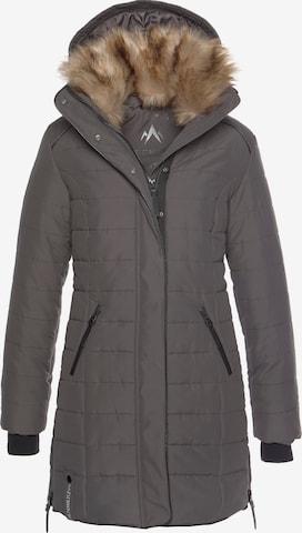 ALPENBLITZ Winter Jacket in Grey: front