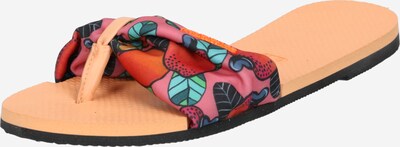 Flip-flops 'YOU SAINT TROPEZ' HAVAIANAS pe mai multe culori / portocaliu piersică, Vizualizare produs