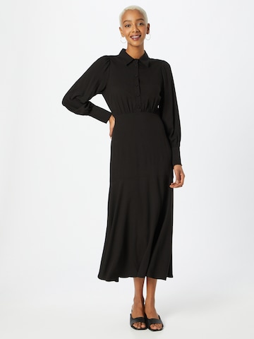 Sisley Shirt Dress in Black: front