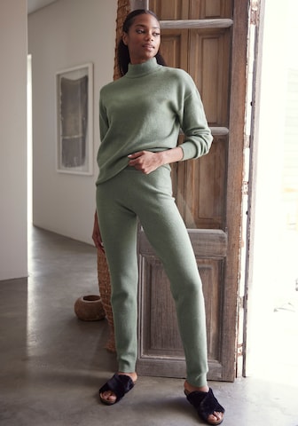 Skinny Pantalon LASCANA en vert