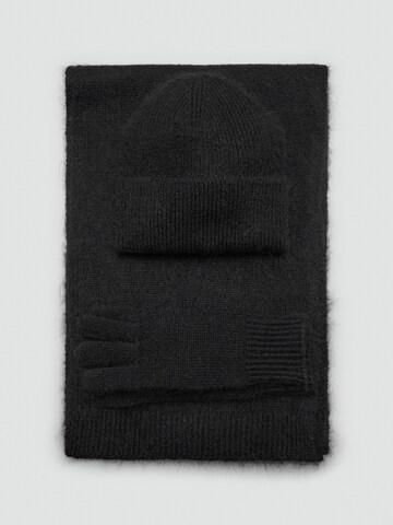 MANGO Schal 'MOHI' in Schwarz