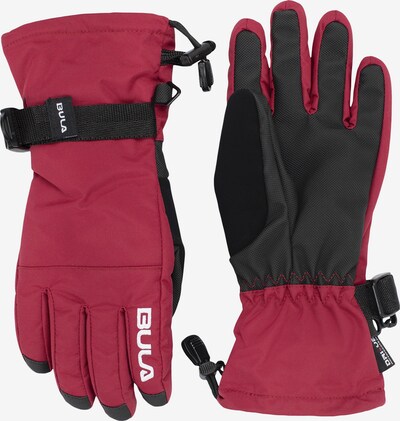 BULA Athletic Gloves in Wine red / Black / White, Item view