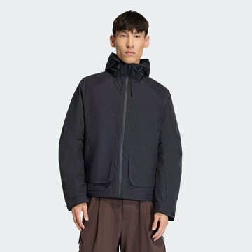 ADIDAS ORIGINALS Between-season jacket 'Premium Essentials' in Black: front