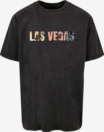 Maglietta 'Las Vegas' di Merchcode in nero: frontale
