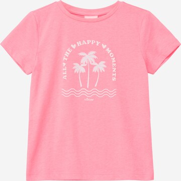 s.Oliver T-Shirt in Pink: predná strana