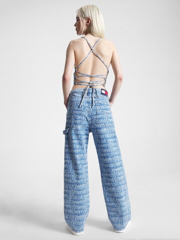 Tommy Jeans Wide Leg Jeans 'Daisy' in Blau