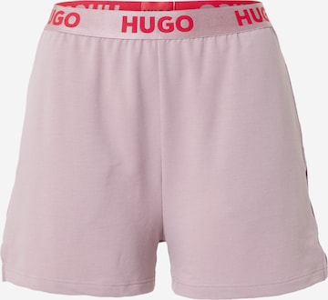 HUGO Red Spodnie w kolorze fioletowy: przód