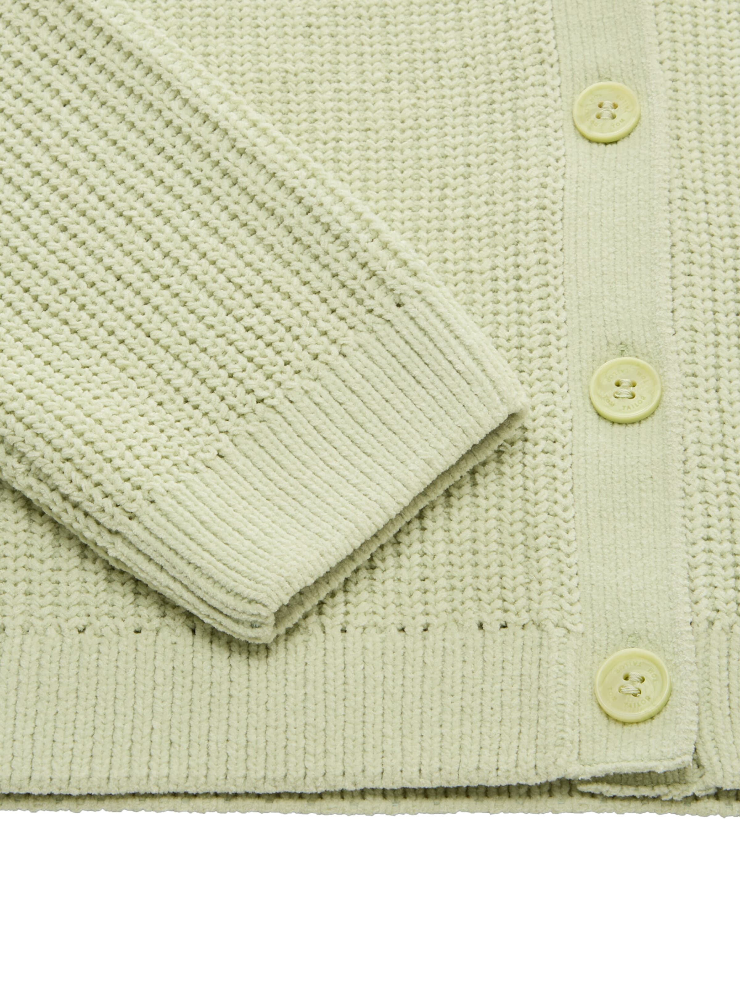 TOM TAILOR Kardigan – zelená