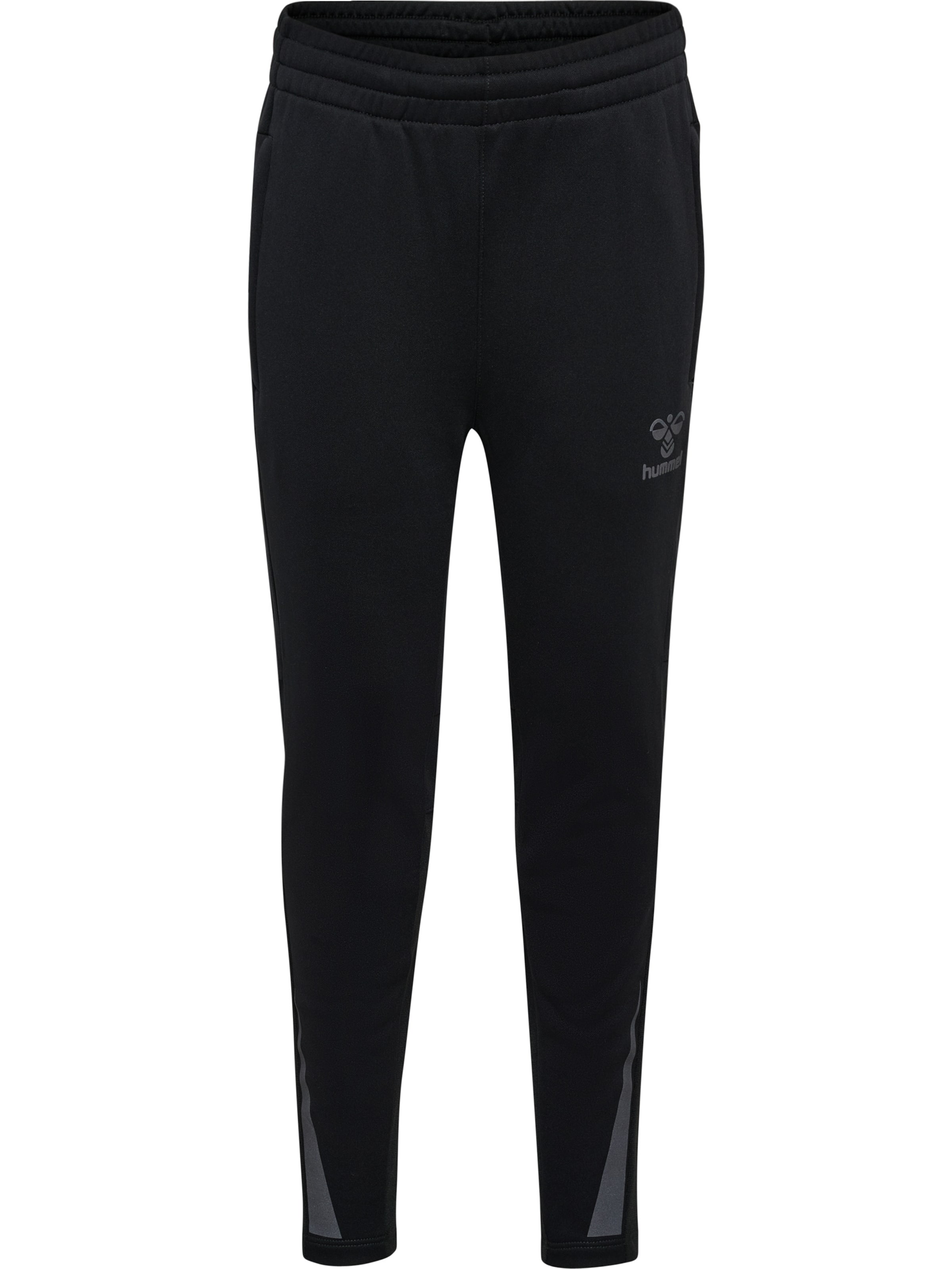 Hummel Slimfit Sporthose in Schwarz: Vorderseite