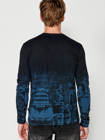 KOROSHI T-shirt i blå