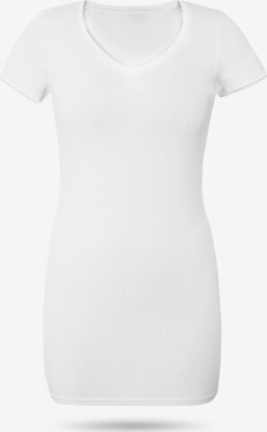 T-shirt ' Siena ' normani en blanc : devant