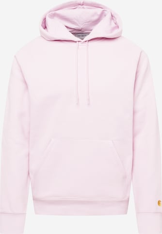 Carhartt WIP Sweatshirt 'Chase' in Pink: predná strana