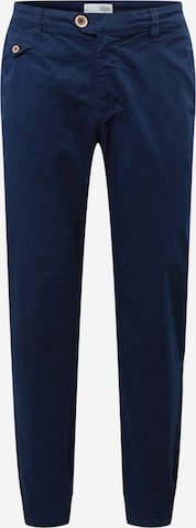!Solid Chino Pants 'Bishop' in Blue: front