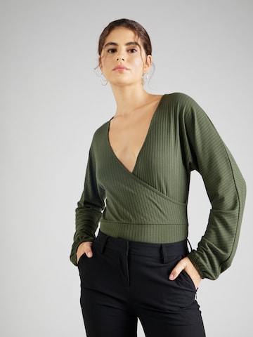 ABOUT YOU - Camisa 'Lieven ' em verde: frente