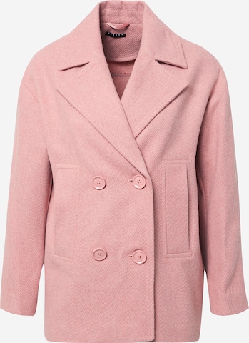 Sisley Ανοιξιάτικο και φθινοπωρινό παλτό σε ροζ: μπροστά