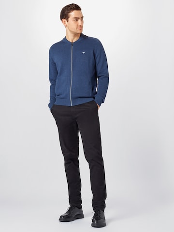 FYNCH-HATTON Regular Fit Strickjacke in Blau