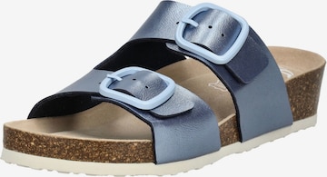 ARA Pantolette in Blau: Vorderseite