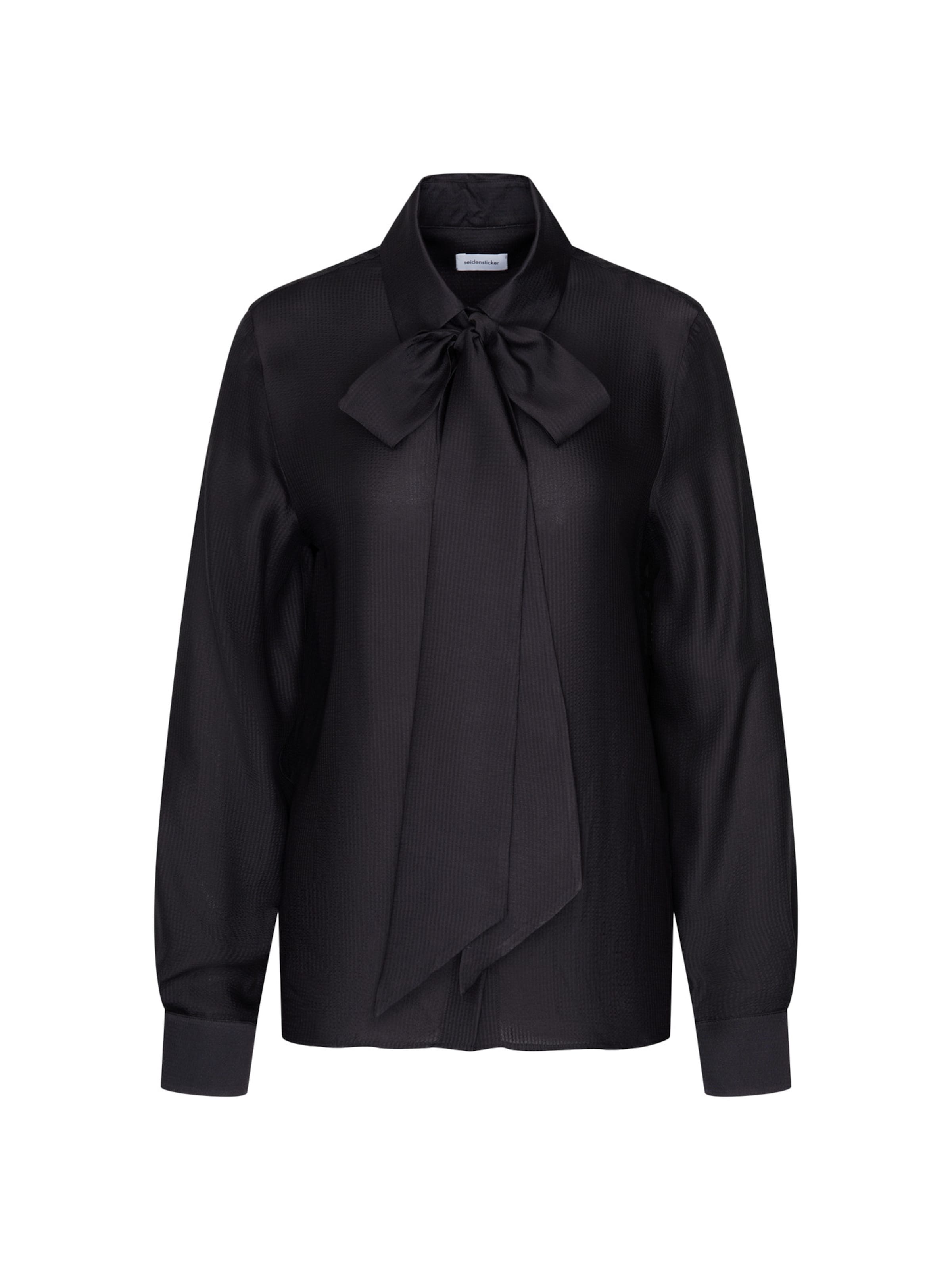 SEIDENSTICKER Bluse in Schwarz: Vorderseite