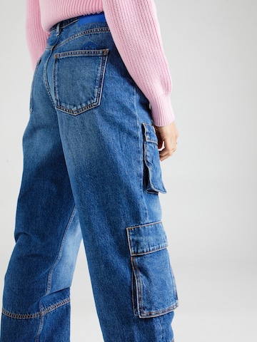 regular Jeans cargo 'Leni' di HUGO Blue in blu