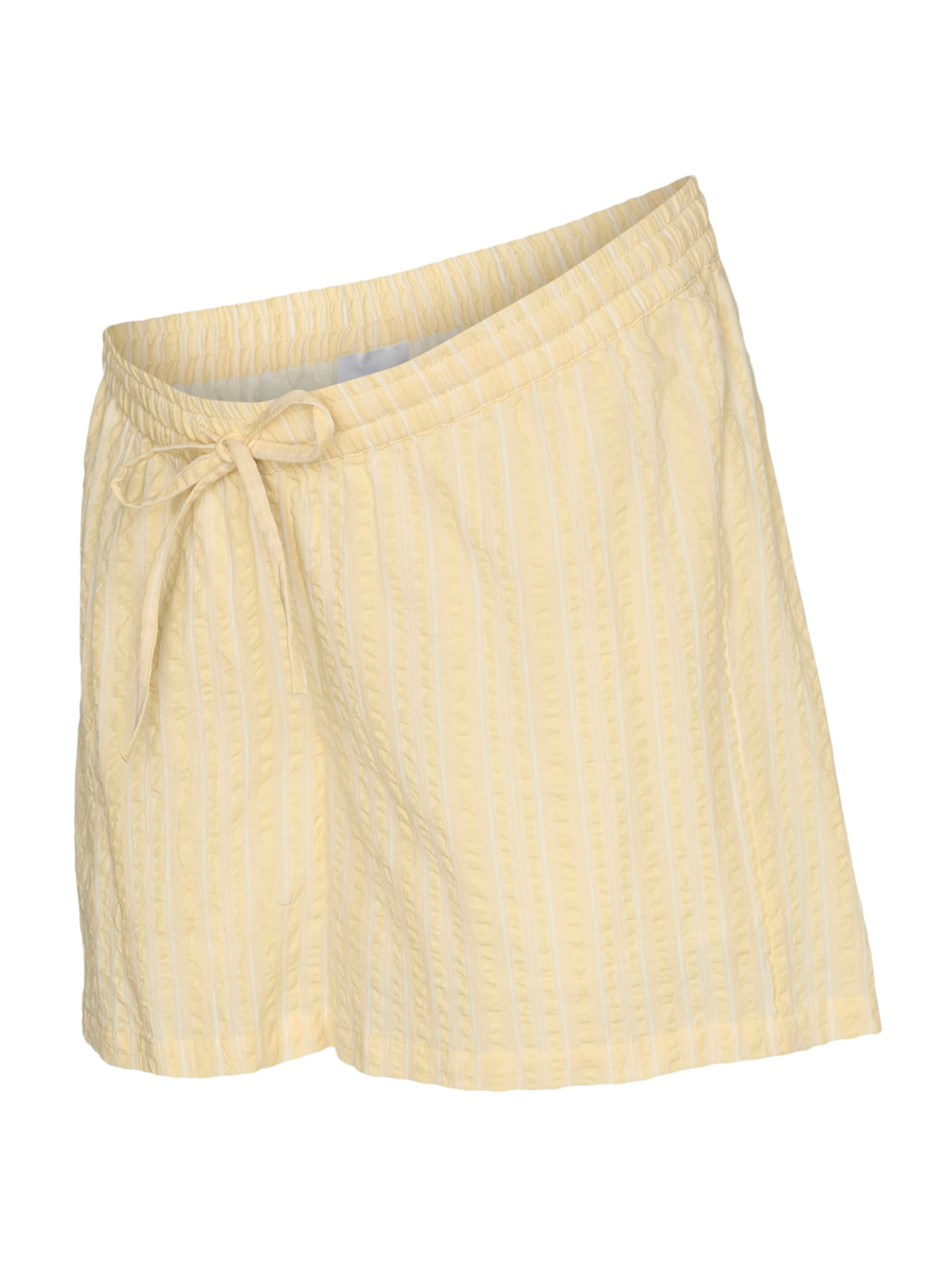 Regular Pantalon 'MLFRIKKA' MAMALICIOUS en jaune : devant