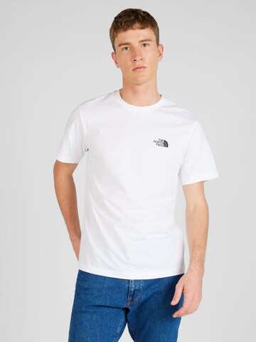 THE NORTH FACE Shirt 'SIMPLE DOME' in Wit: voorkant