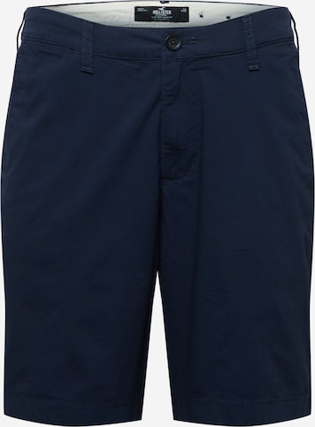 HOLLISTER Regular Chino trousers in Blue: front