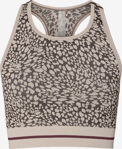 ONLY PLAY Sportski grudnjak 'ONPDAISY-2-AJESSA' u tamno bež / antracit siva / patlidžan, Pregled proizvoda