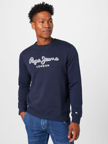 Pepe Jeans Sweatshirt 'LAMONT' i blå: framsida