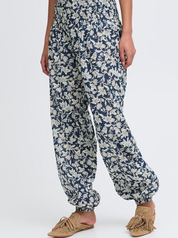 PULZ Jeans Tapered Trousers ' PZJill ' in Blue
