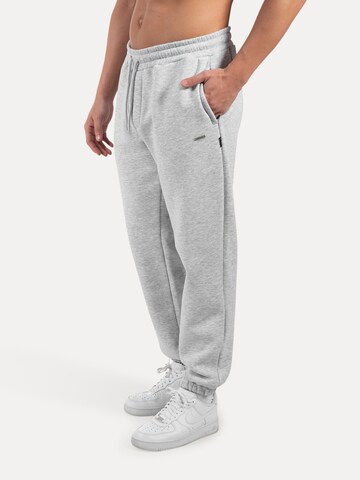 Effilé Pantalon Smilodox en gris