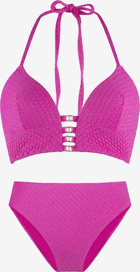 Bikinis iš LingaDore, spalva – šviesiai rožinė / sidabrinė, Prekių apžvalga