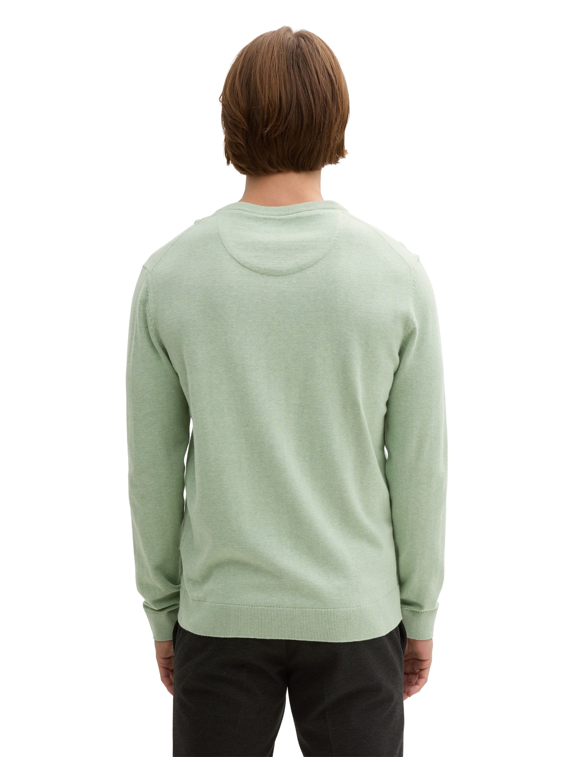 TOM TAILOR Sweater in Green
