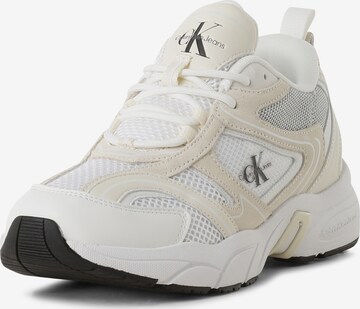 Calvin Klein Jeans Sneakers in Beige: front