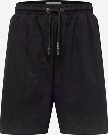 Sixth June Regular Trousers 'MINIMAL' in Black: front