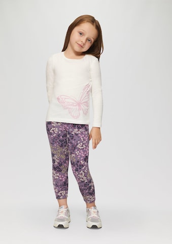 s.Oliver Slimfit Leggings i lila