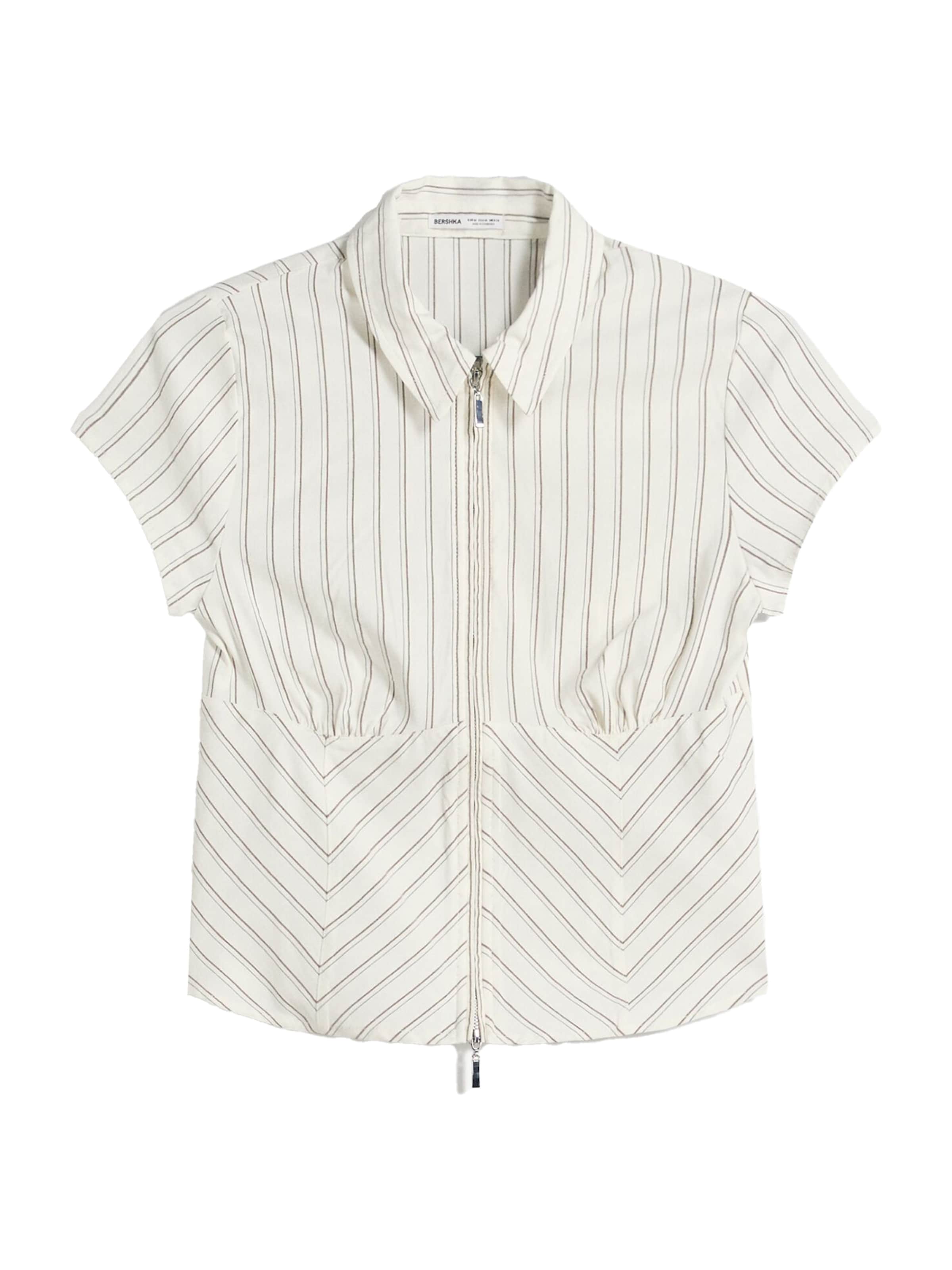 Camicia da donna di Bershka in grigio: frontale