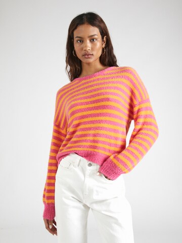 ONLY Pullover 'PIUMO' in Pink: predná strana