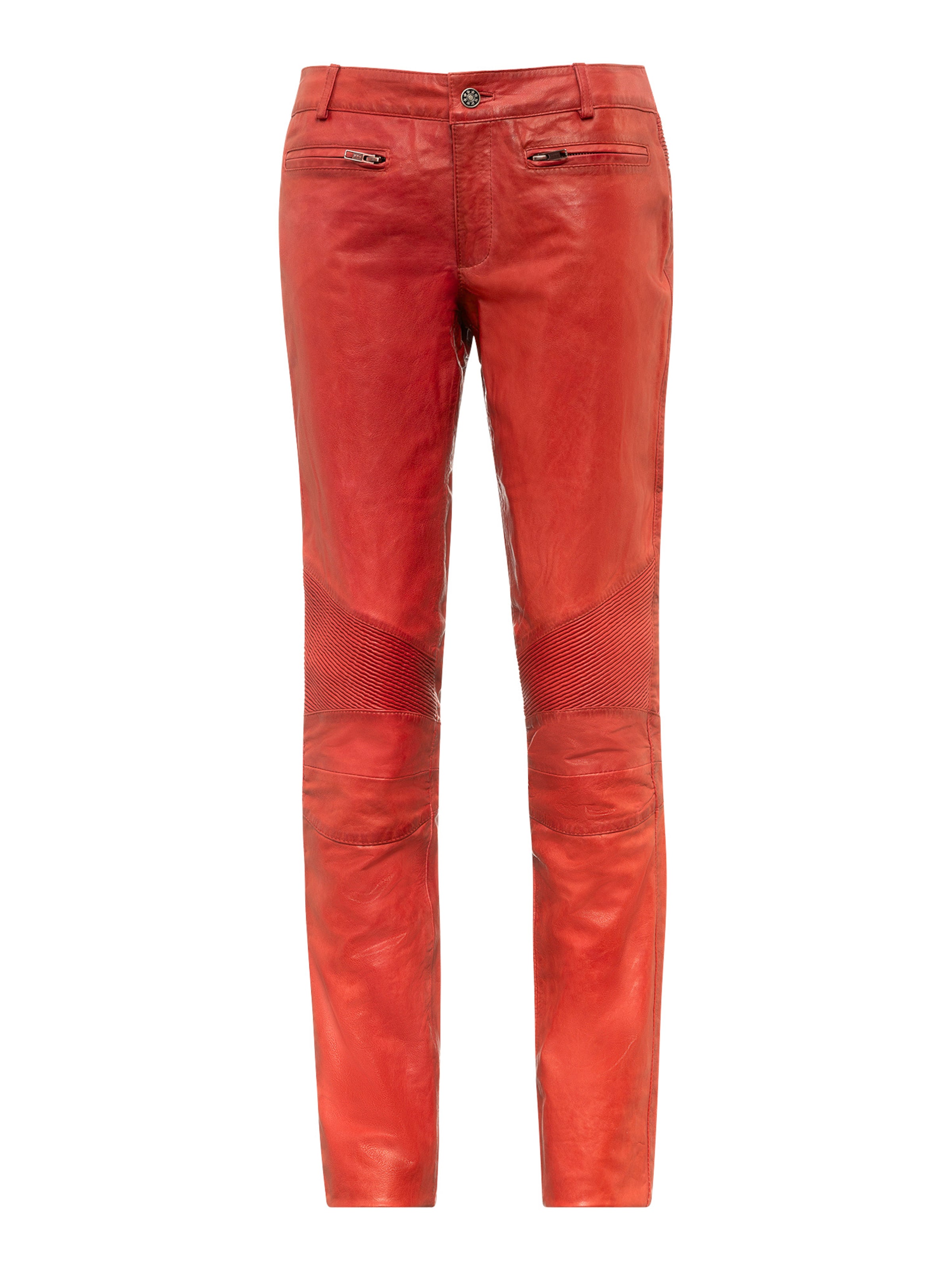 RICANO Slimfit Hose 'Donna' in Rot: Vorderseite