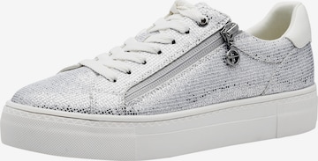 TAMARIS Sneakers laag in Zilver: voorkant