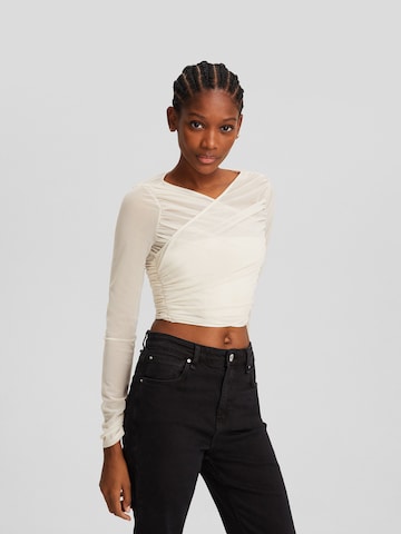 Bershka Bluse i beige: forside