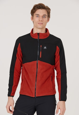 Whistler Athletic Fleece Jacket 'Evo' in Red: front
