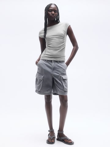 Pull&Bear Tričko – šedá