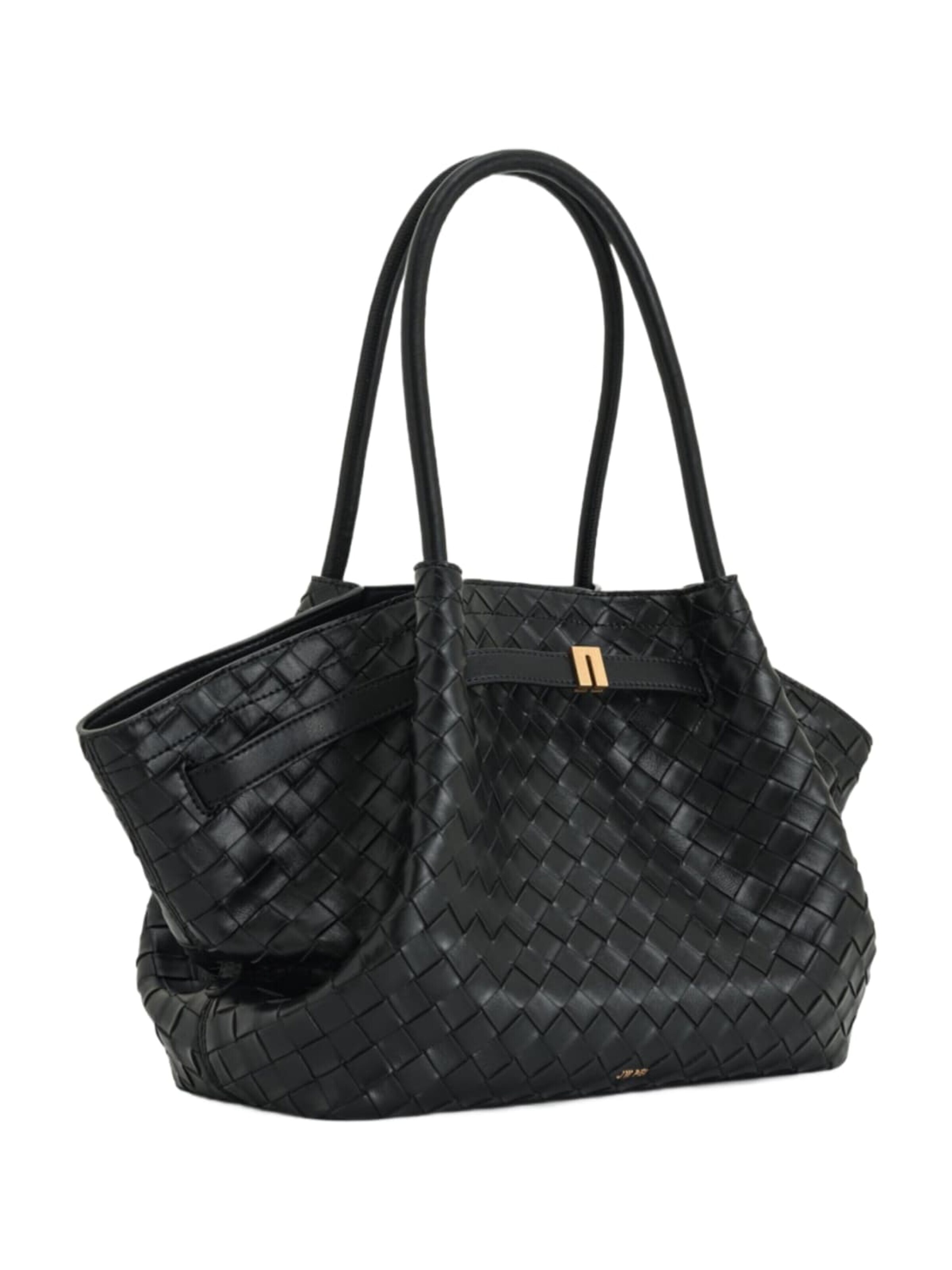 JW PEI - Shopper 'JW PEI Cabas / Shopping Hana Medium Woven Black' en negro