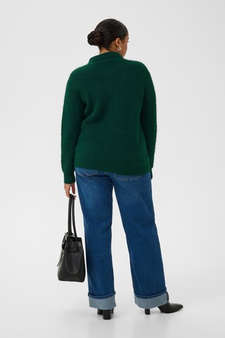 KAFFE CURVE Pullover 'KCSelma' in Grün