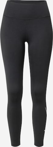 Skinny Pantalon de sport NIKE en noir : devant