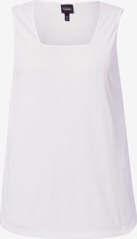 Ulla Popken Top in Wit: voorkant