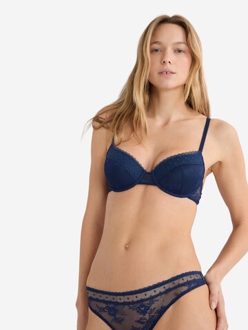ETAM T-shirt Bra 'Plume' in Blue