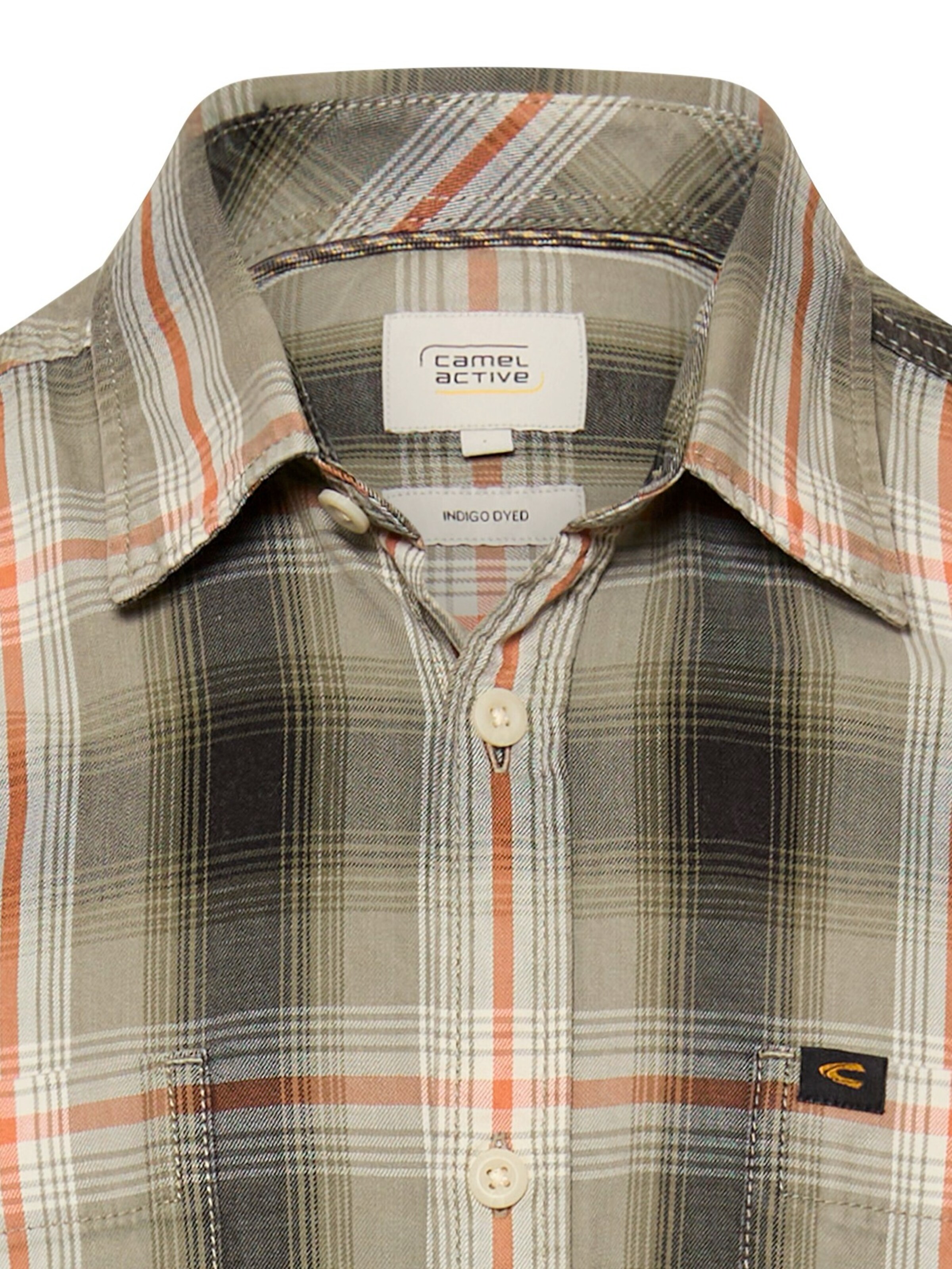 CAMEL ACTIVE Regular fit Button Up Shirt in Orange